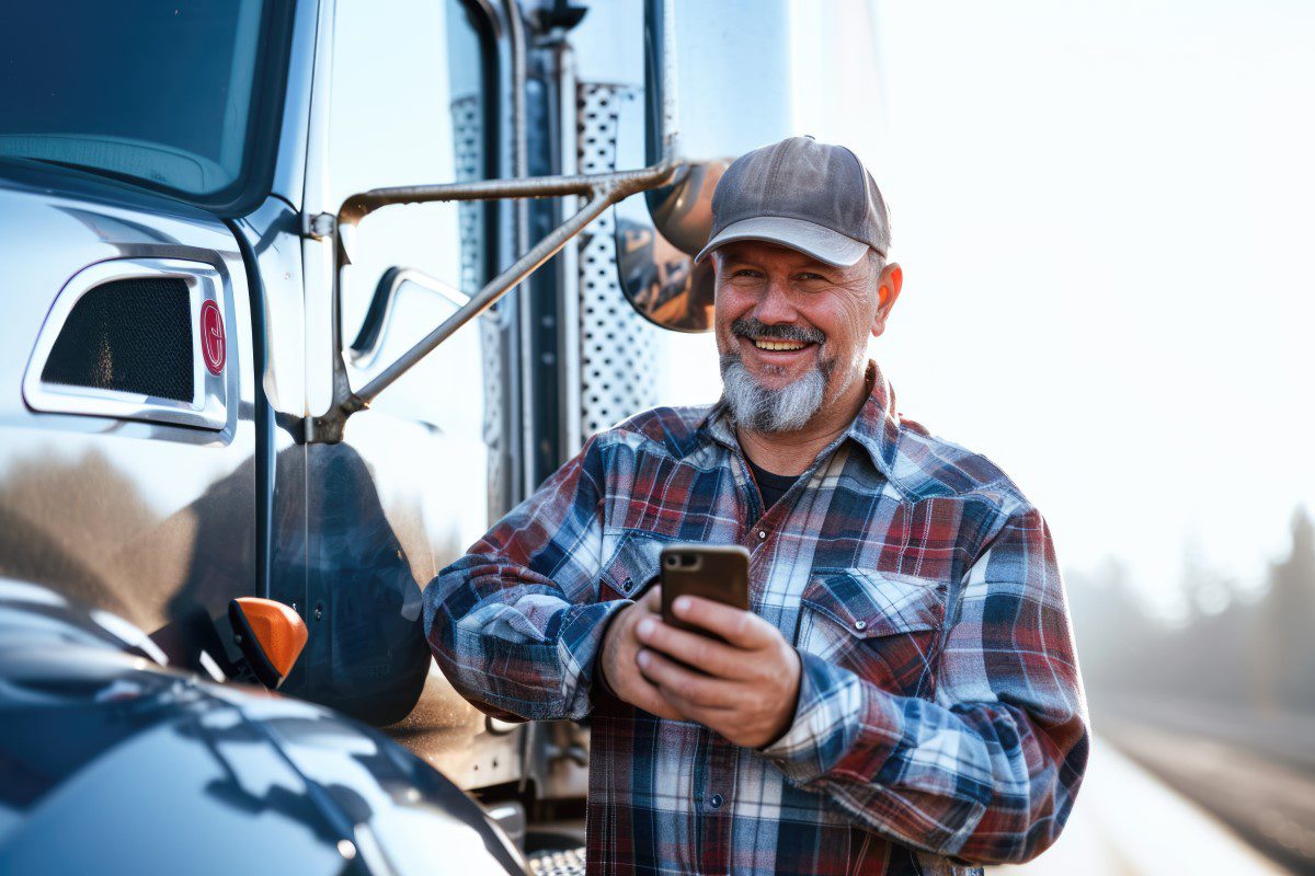 Man leaning on diesel